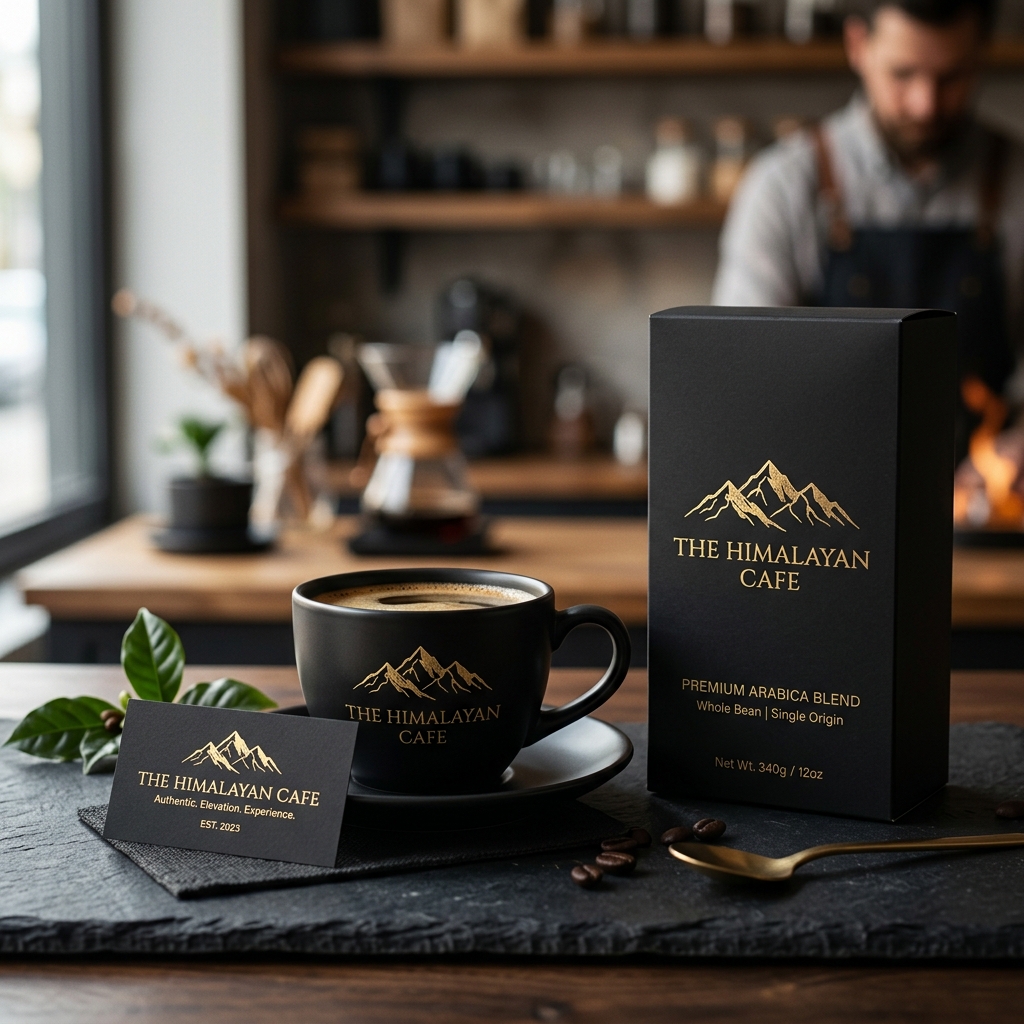 The Himalayan Cafe Branding